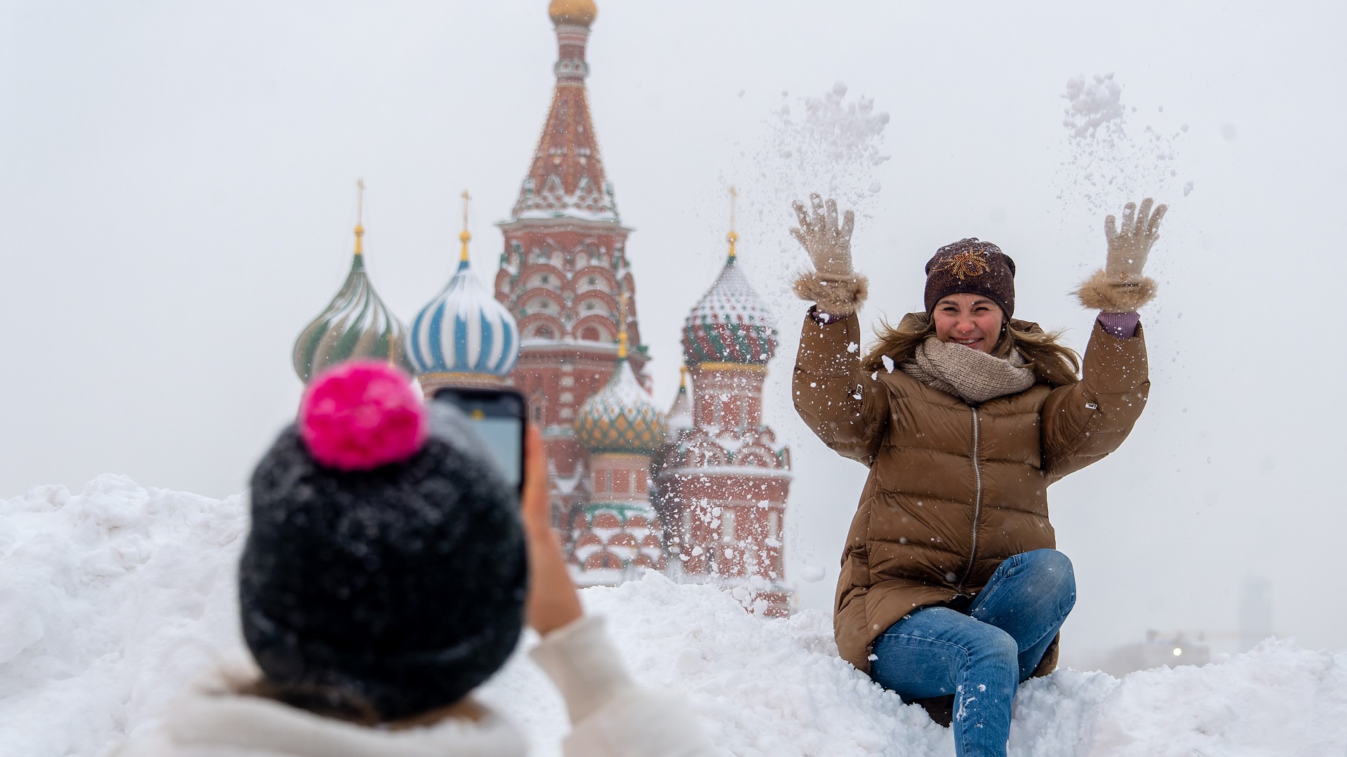 москва в январе